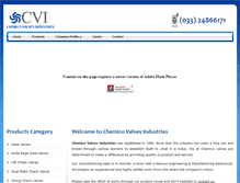 Tablet Screenshot of chemicovalves.com